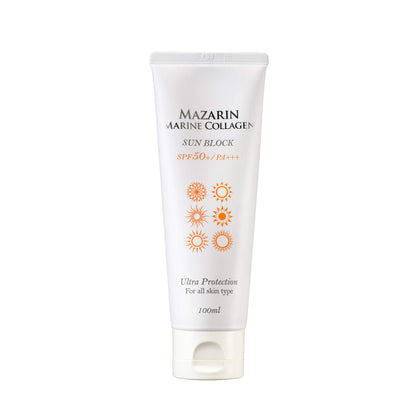 Rosee Mazarin front packaging showing SPF50+ protection and benefits