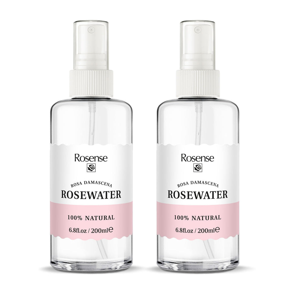Rosense front packaging glass bottle showing label and clean presentation for purity