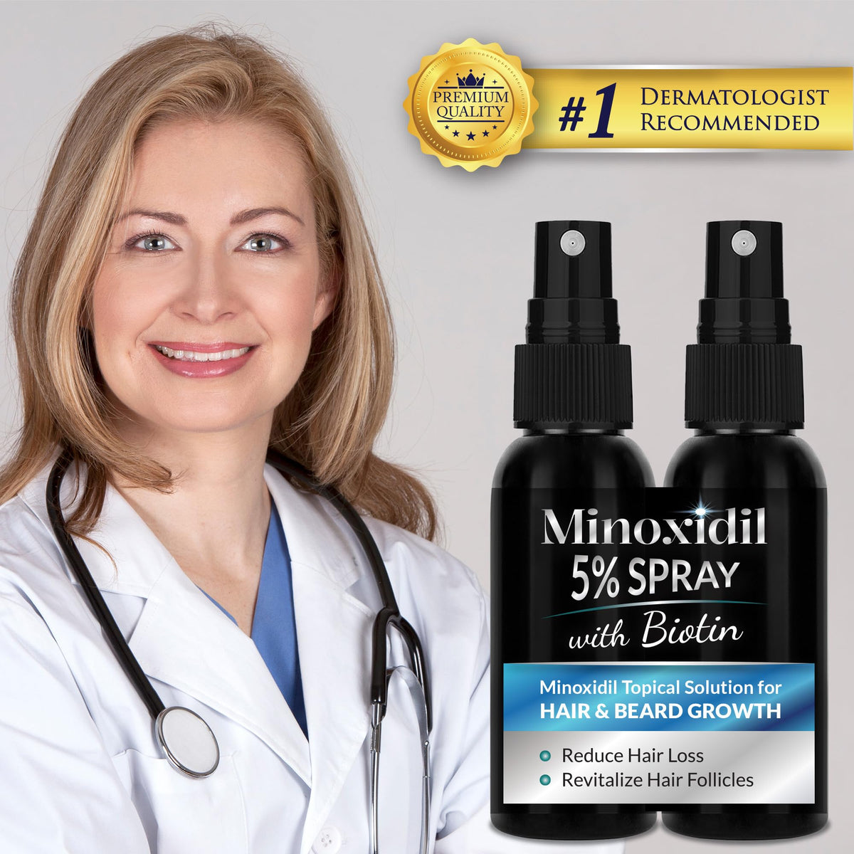 Woman applying Rosever to scalp illustrating targeted application and convenience