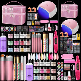 Rosiour kit front packaging in cosmetic bag, organized and travel-ready