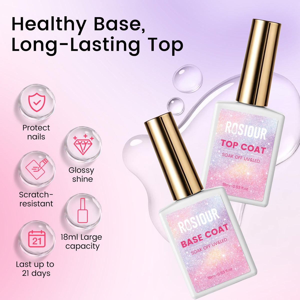 Rosiour hands using sponge to pat ombre nails, illustrating simple at-home gradient technique