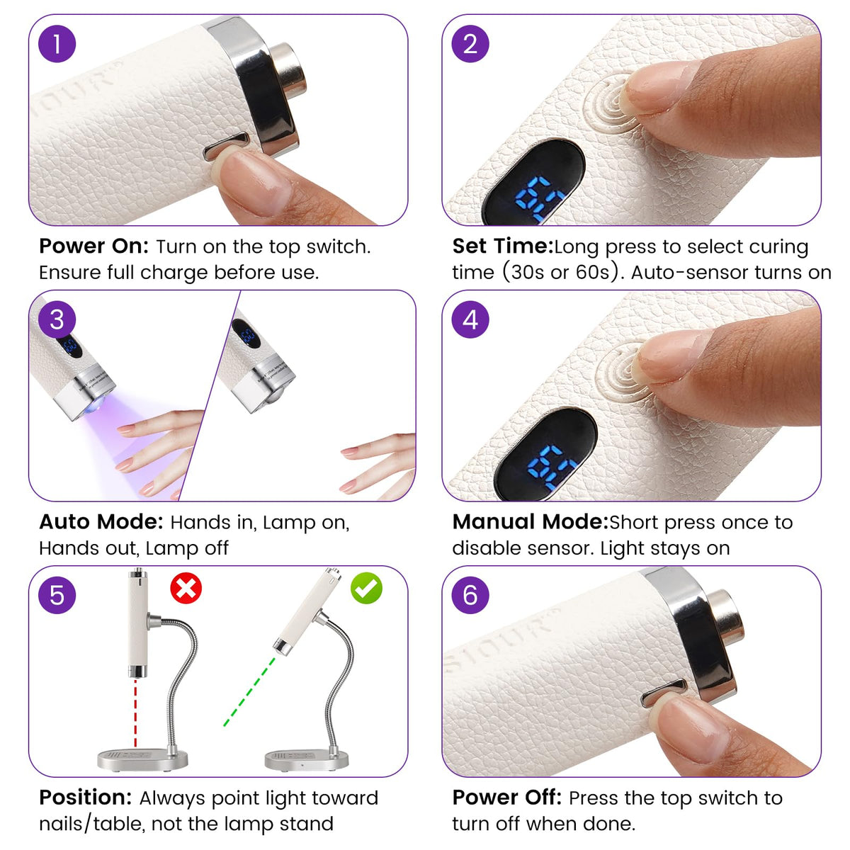 Rosiour lifestyle manicure setup showing quick salon-style touch-ups