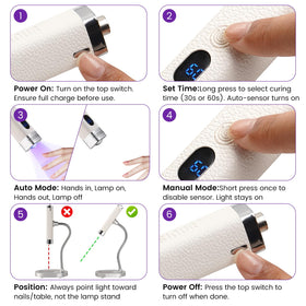Rosiour lifestyle manicure setup showing quick salon-style touch-ups