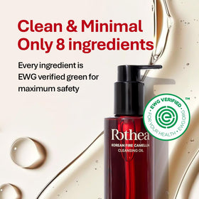 Rothea product label and ingredient list showing clean formulation benefit