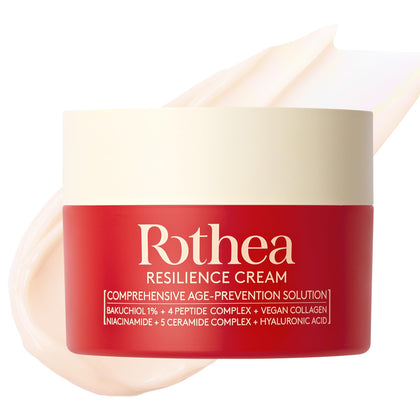 Rothea front packaging showing jar and logo for clear shelf appeal
