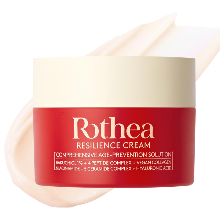 Rothea front packaging showing jar and logo for clear shelf appeal