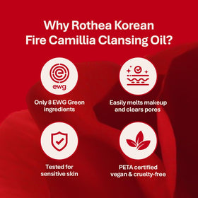 Rothea bottle held in hand to show 200ml scale and travel-friendliness