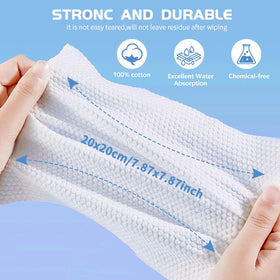Rouceyxin dampened sheet used for makeup removal showing effective cleansing benefit