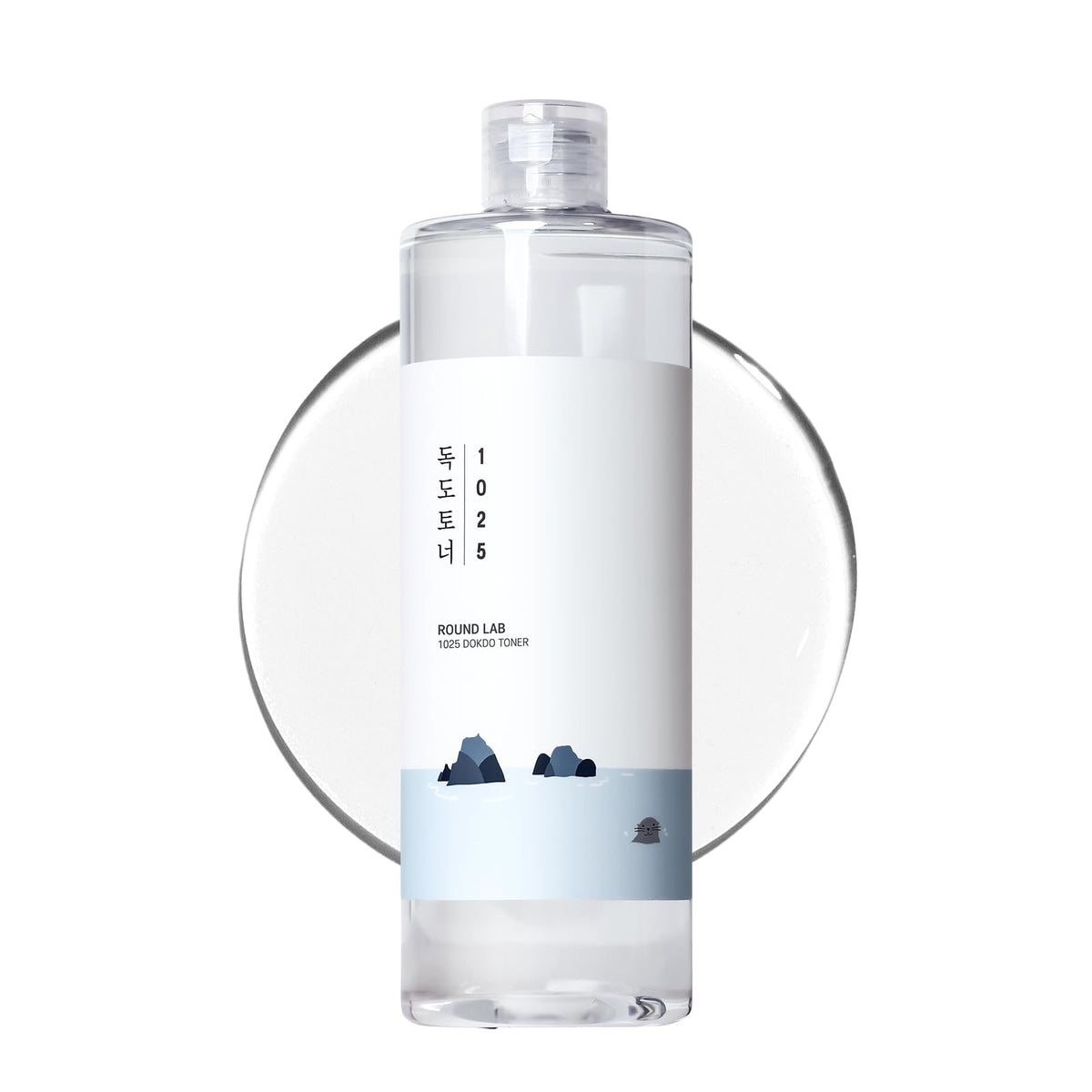 ROUND LAB 1025 Dokdo Toner front bottle showing label and size for clear identification and trust