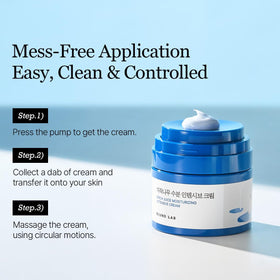 ROUND LAB application on hand demonstrating fast absorption and smooth skin