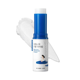 ROUND LAB front packaging showing compact cooling eye stick and benefits