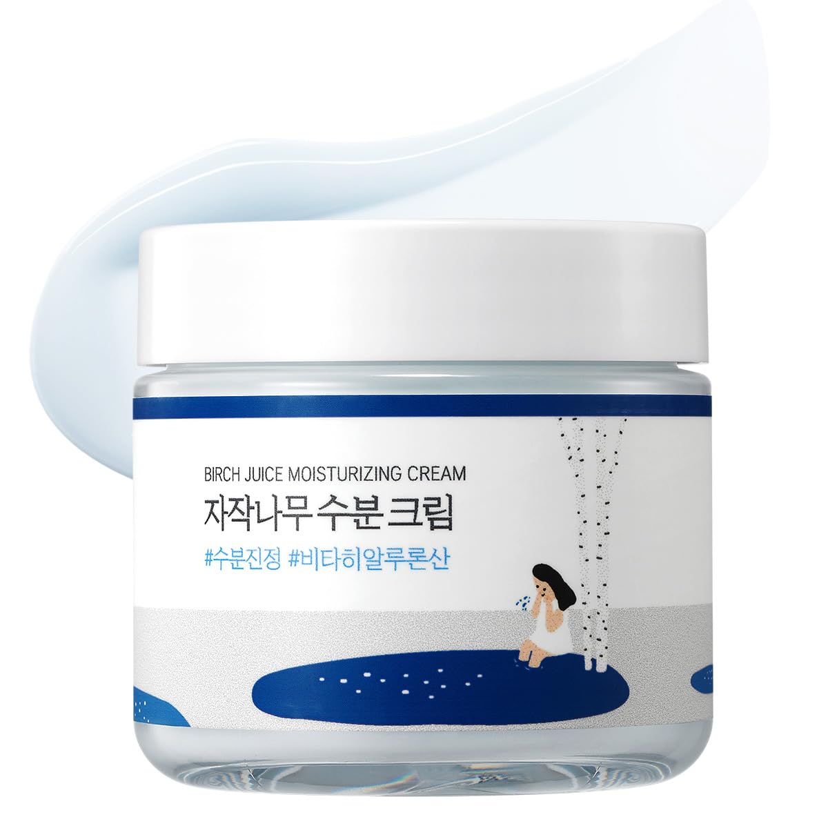 ROUND LAB jar front view showing clean packaging and 48-hour hydration benefit