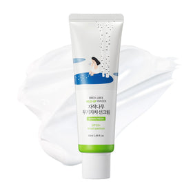 ROUND LAB front packaging view showing tube and SPF branding benefits daily protection