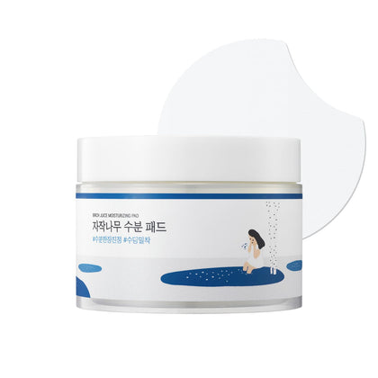 ROUND LAB front packaging showing pads and hydrating benefits