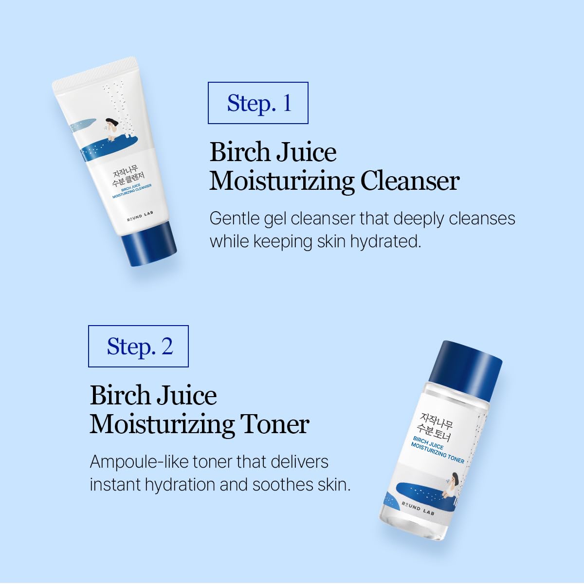 ROUND LAB serum dropper dispensing lightweight drops for targeted hydration