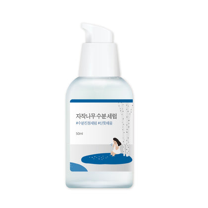ROUND LAB front packaging showing bottle and cap, presenting clean hydration benefits