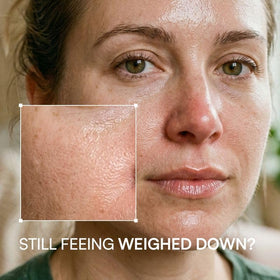 ROUND LAB texture close-up illustrating lightweight hydrating finish