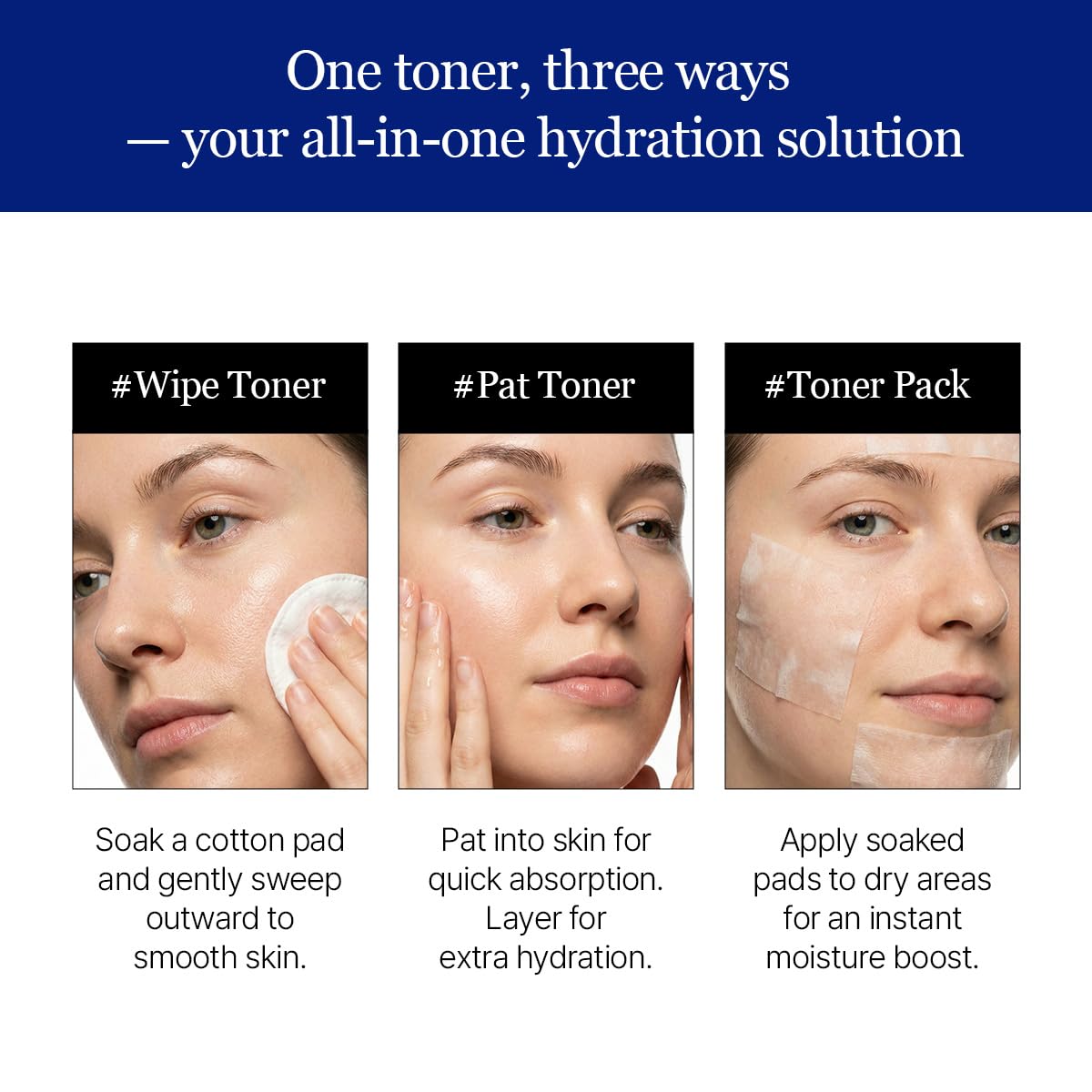 ROUND LAB toner in bathroom routine showing layering and skincare benefit