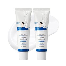 ROUND LAB front packaging showing SPF45 protection and 2-pack convenience