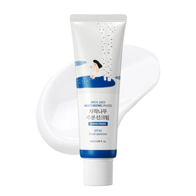 ROUND LAB front packaging showing SPF 45 protection and lotion benefits