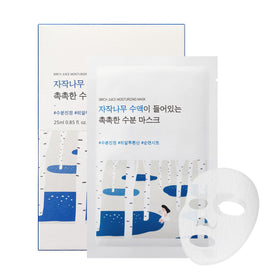 ROUND LAB front packaging showing 10-sheet mask pack for easy storage
