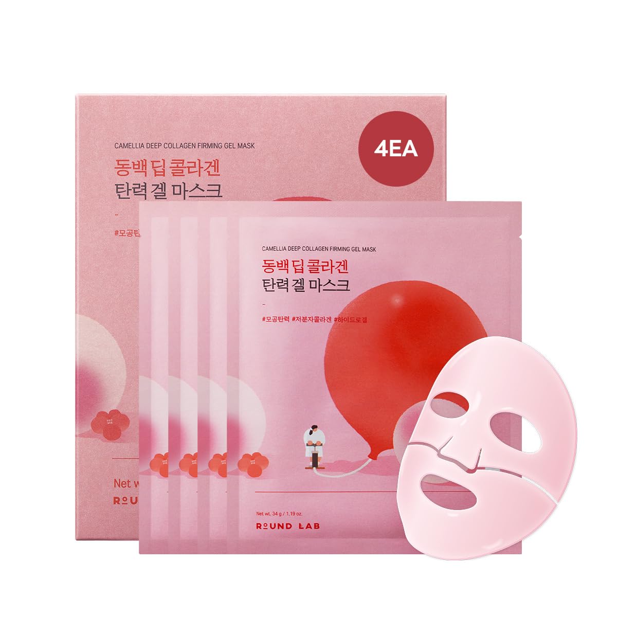 ROUND LAB front packaging displayed showing product name and benefits
