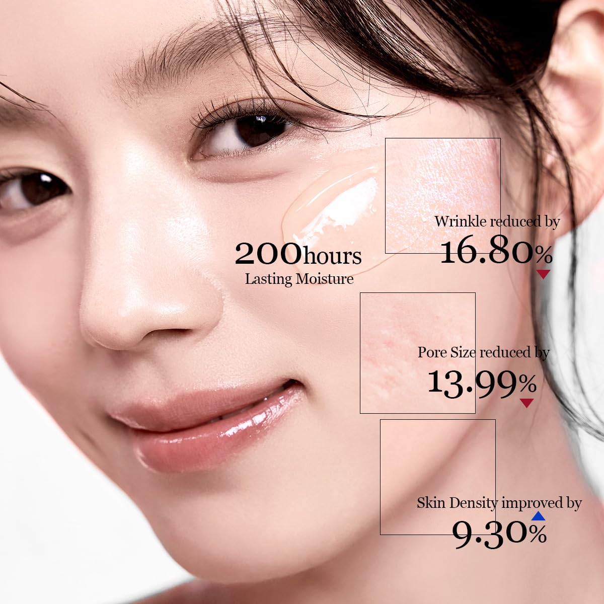 ROUND LAB Camellia cream used as night mask delivering deep hydration overnight