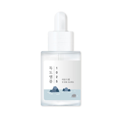 ROUND LAB ampule front bottle showing clean packaging and product benefit