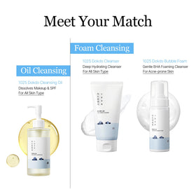 Round Lab bottle staged in bathroom suggesting everyday routine convenience