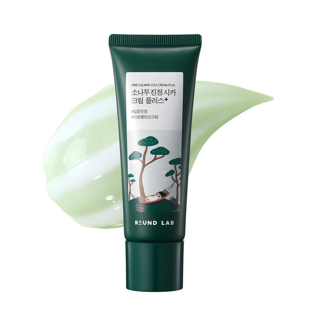 ROUND LAB front packaging showing calming cream and 60ml size