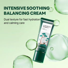 ROUND LAB close-up texture showing watery gel and creamy finish for quick absorption