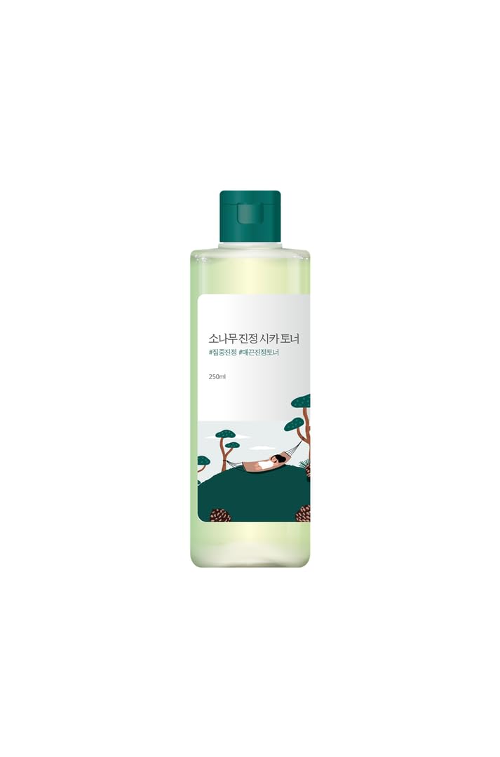 ROUND LAB bottle front view, soothing hydrating toner for balanced skin