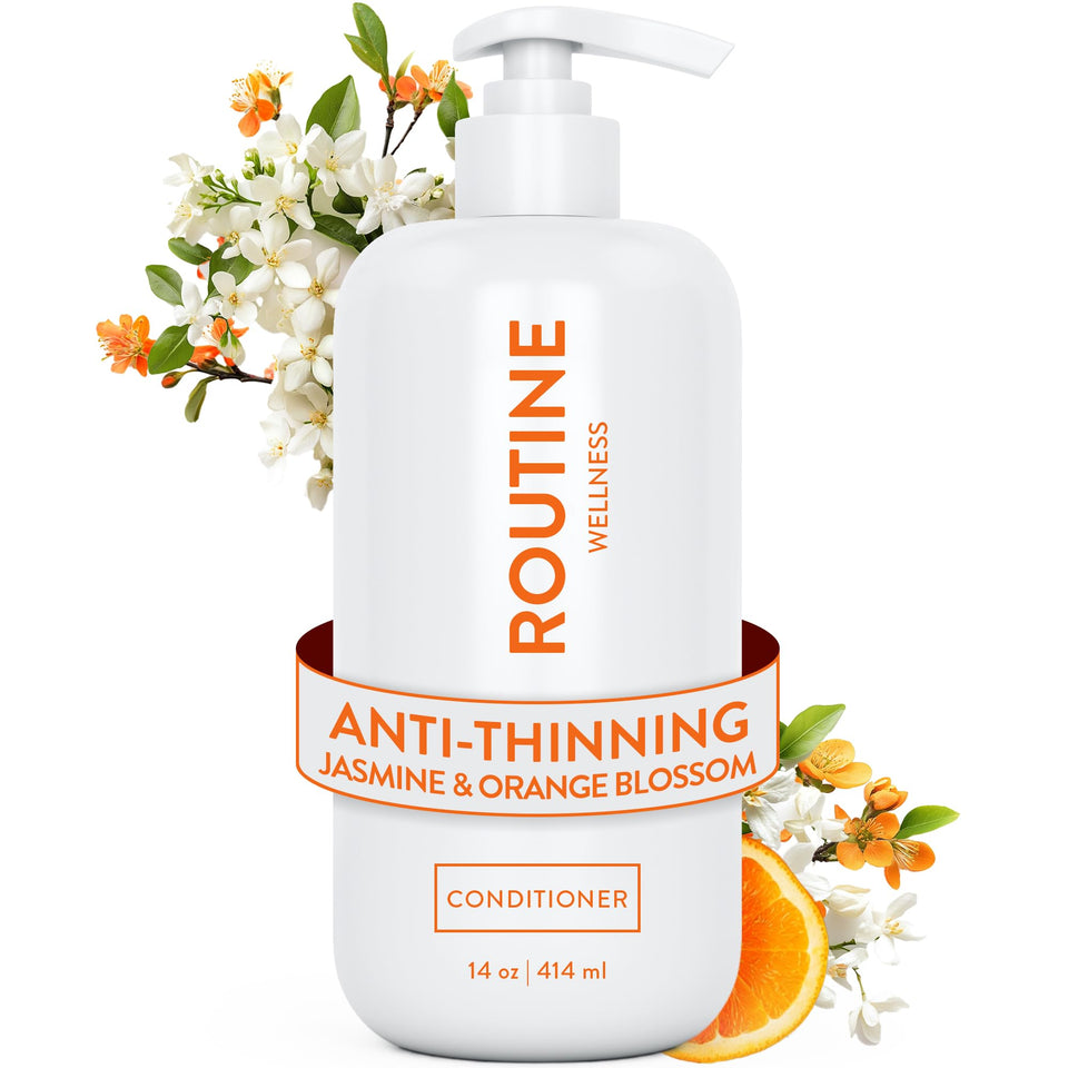 Routine Wellness front bottle showing packaging and scent benefits