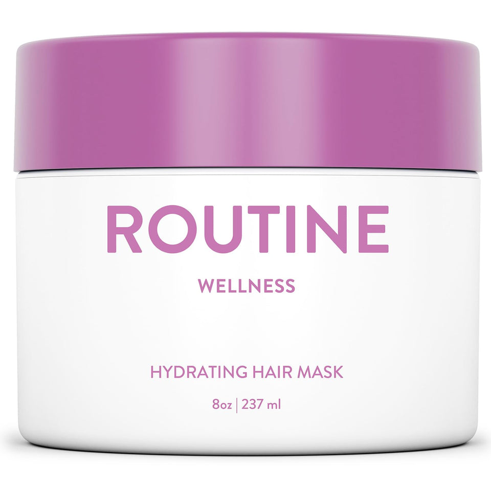Routine Wellness jar front label showing product benefits and size