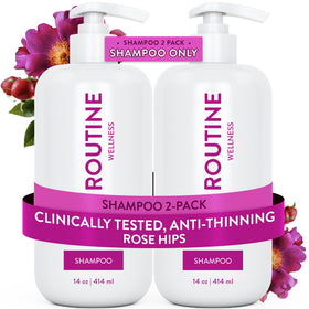 Routine Wellness front packaging showing 14 oz bottle and product benefits