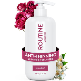 Routine Wellness front packaging showing 14 oz bottle and brand benefit