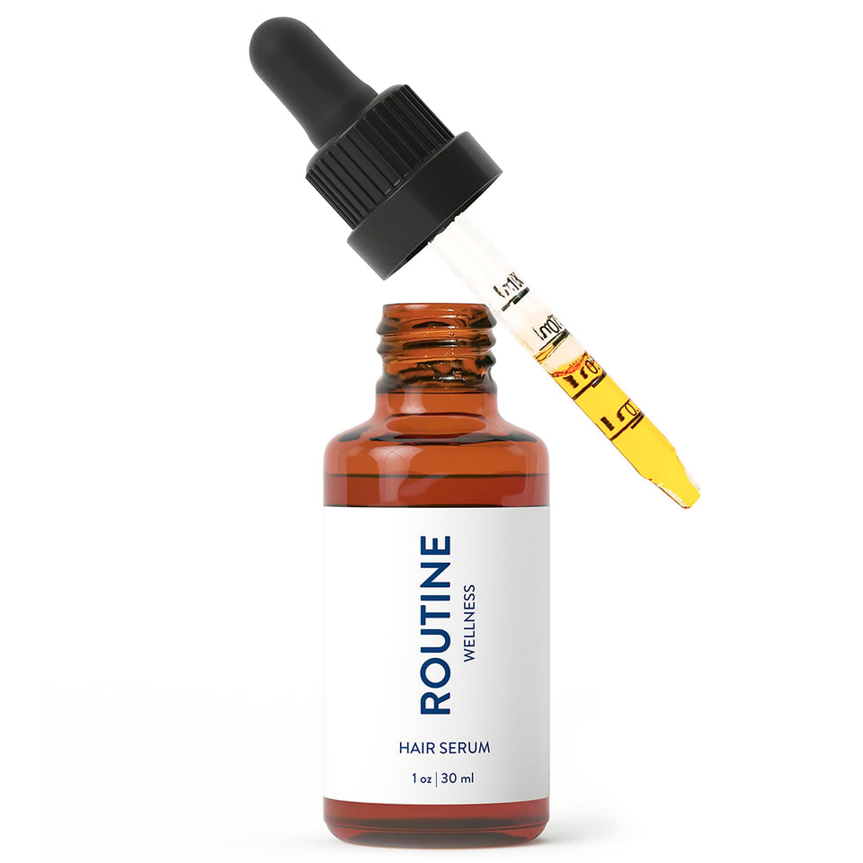 Routine Wellness front bottle view showing label and benefits