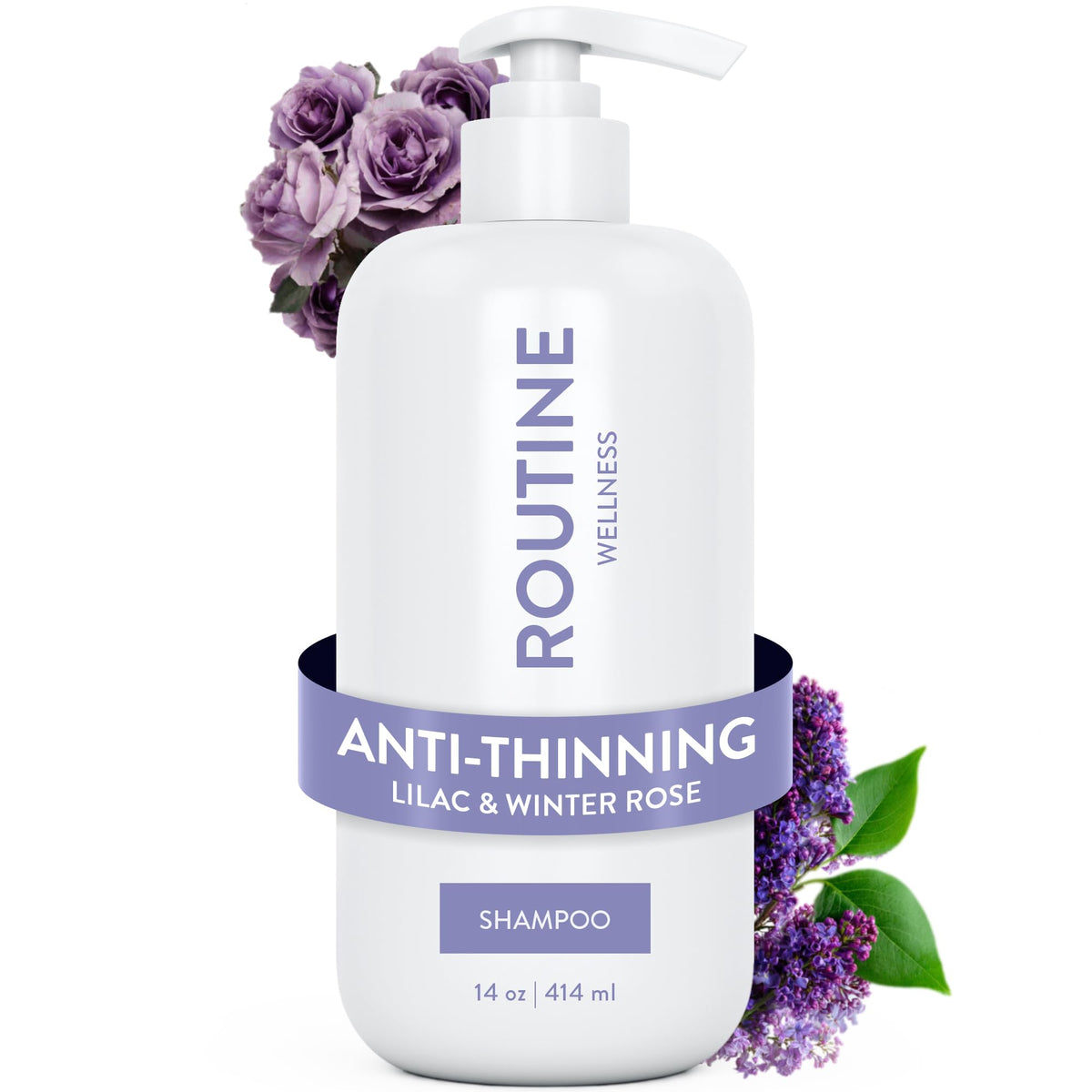Routine Wellness front packaging showing lilac winter rose scent and benefits