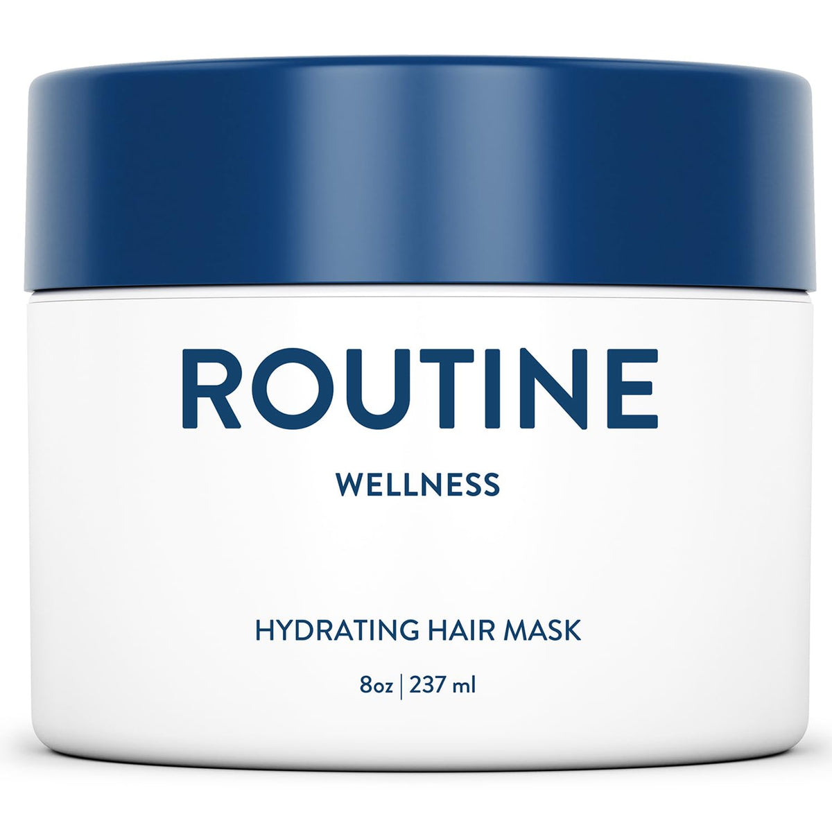 Routine Wellness front packaging showing unscented 8oz jar and benefits