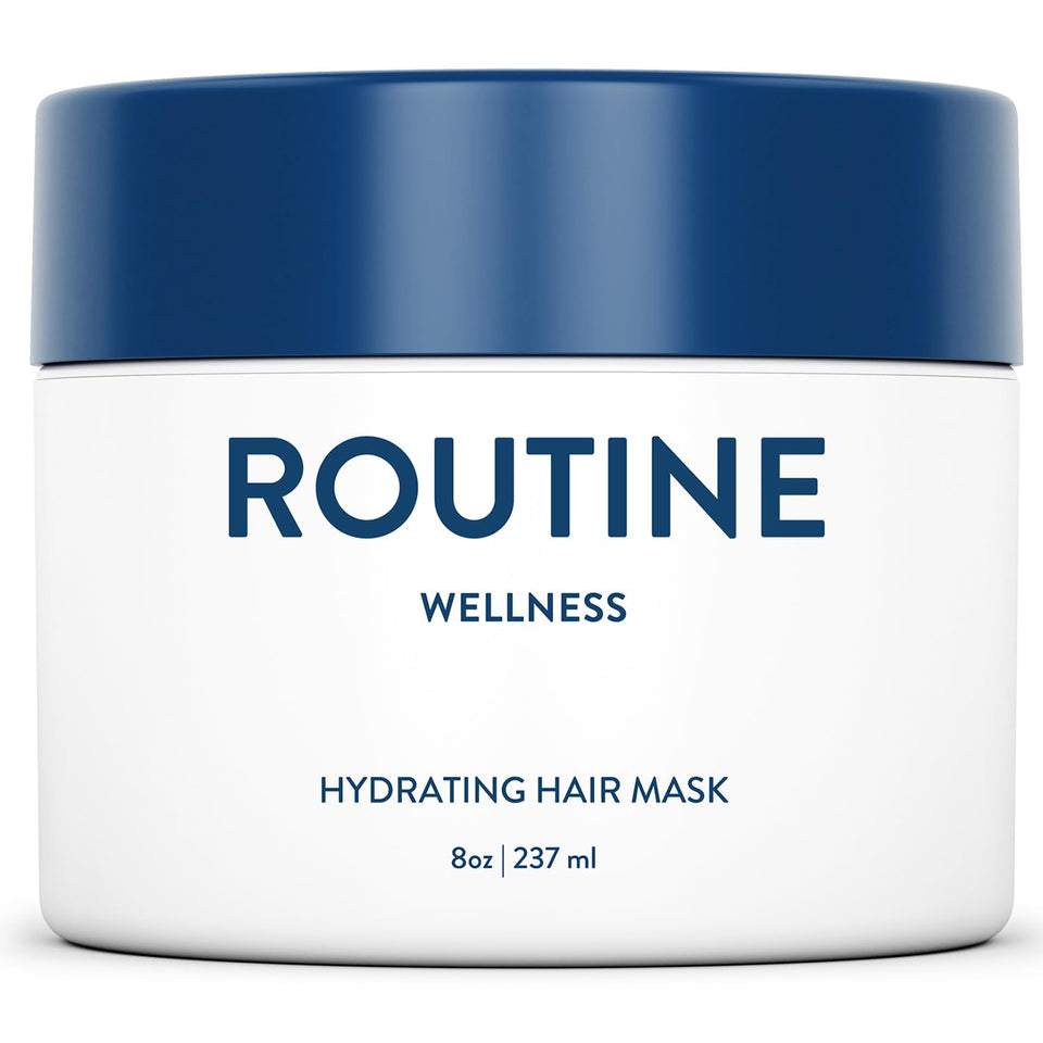 Routine Wellness front packaging showing unscented 8oz jar and benefits