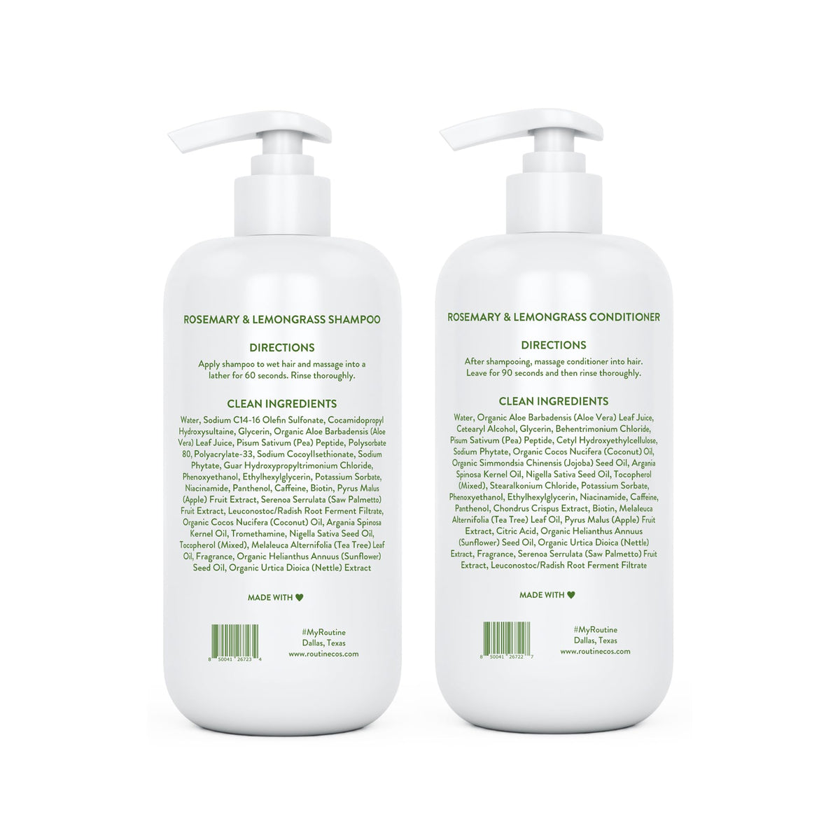 Routine Wellness lifestyle bathroom counter setup showing fresh scent and daily routine appeal