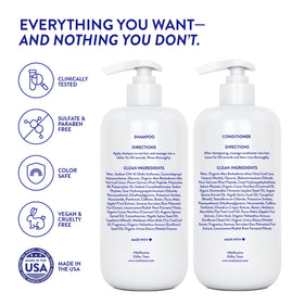 Routine Wellness set staged on bathroom counter conveying fresh spa-like ritual