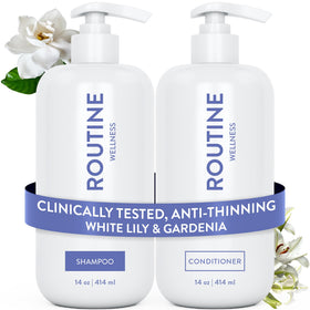 Routine Wellness set front packaging showing both bottles and scent