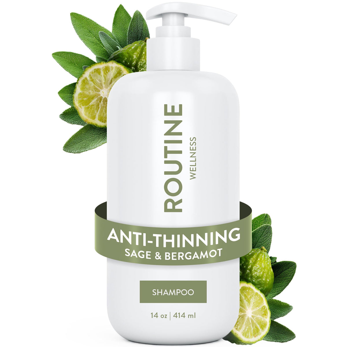 Routine Wellness front bottle shot showing packaging and size benefit