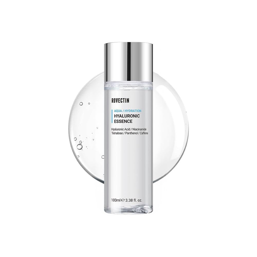 ROVECTIN front bottle showing clean hydrating design and easy dispense benefit