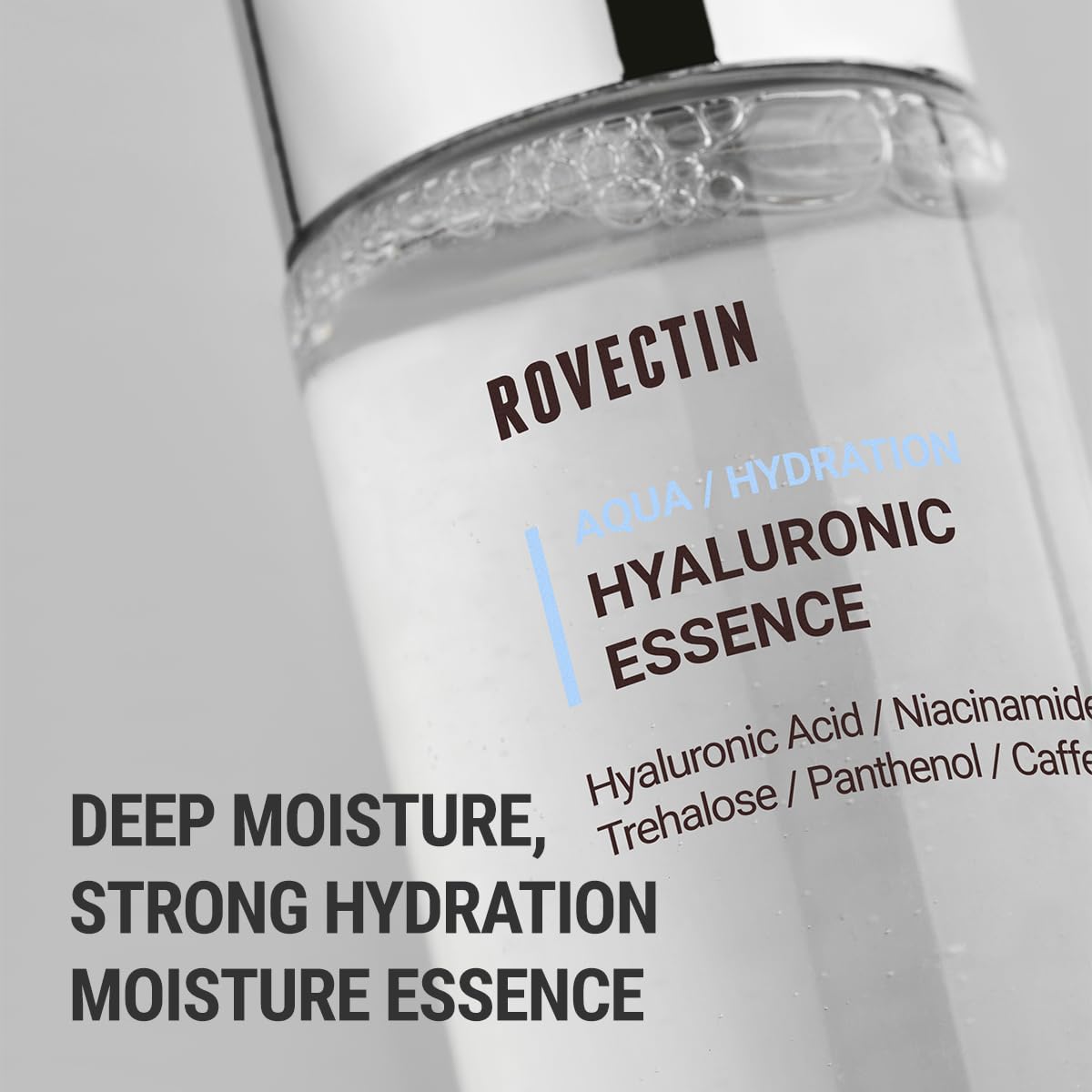 ROVECTIN applied on hand demonstrating soothing, non-greasy hydration