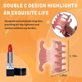ROVLET clip securing an elegant updo demonstrating secure comfortable hold
