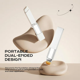 ROVLET dual-ended view with brush and balm showing easy on-the-go application benefit