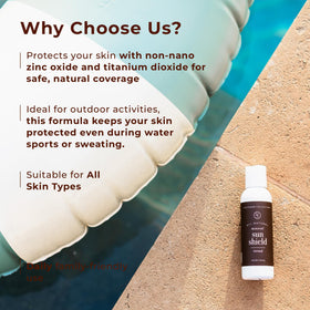 Rowe Casa Organics in use at beach showing outdoor protection and family-friendly benefit