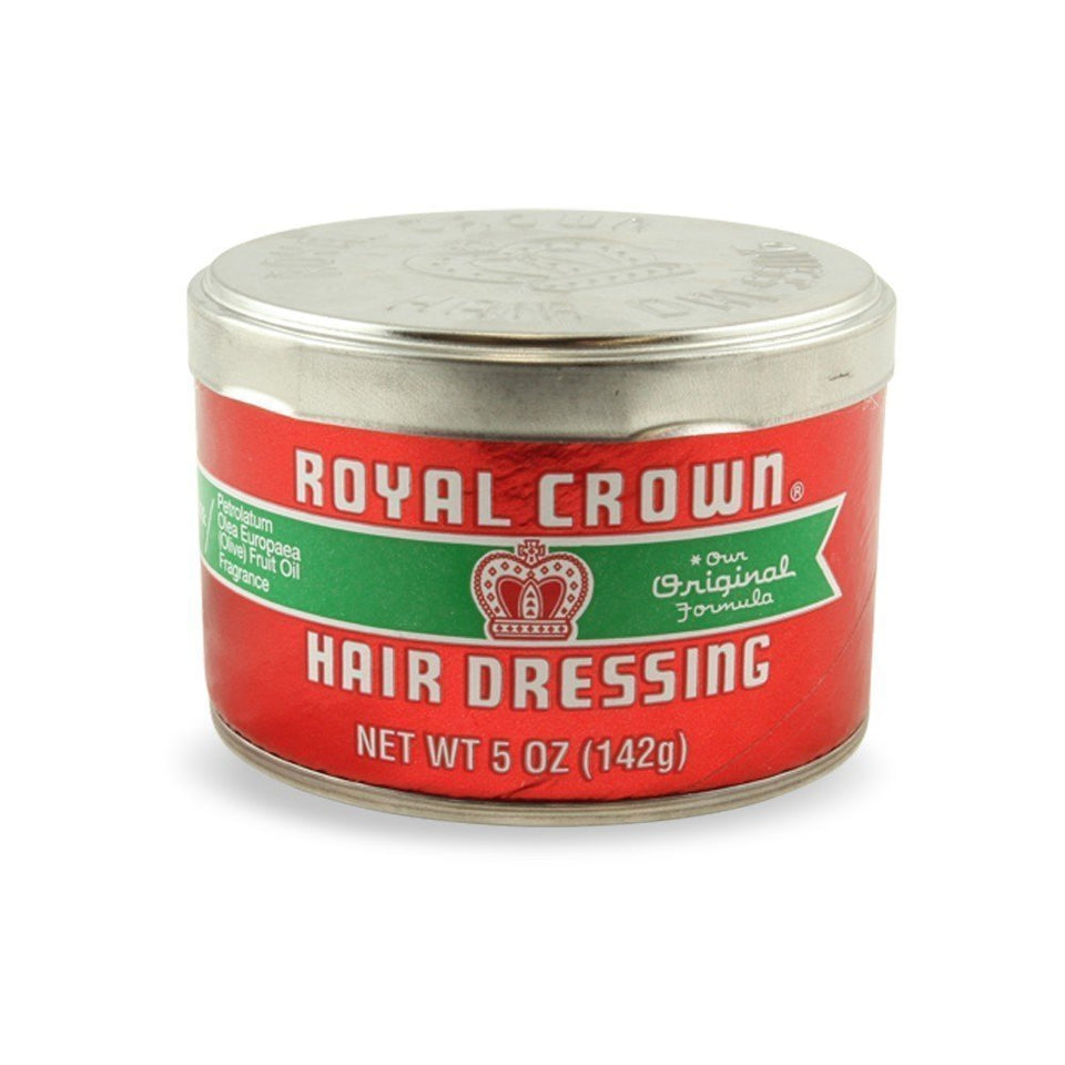 Royal Crown front packaging showing 5 oz jar and nostalgic label, highlights classic styling benefits